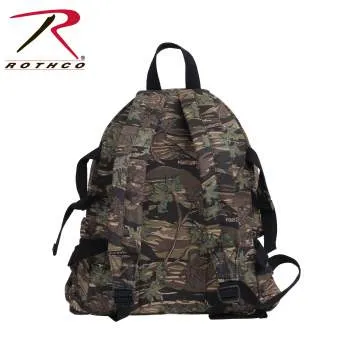 Vintage Style Canvas Compact Backpack