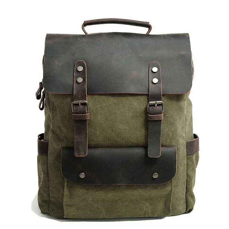 Waxed Canvas Backpack