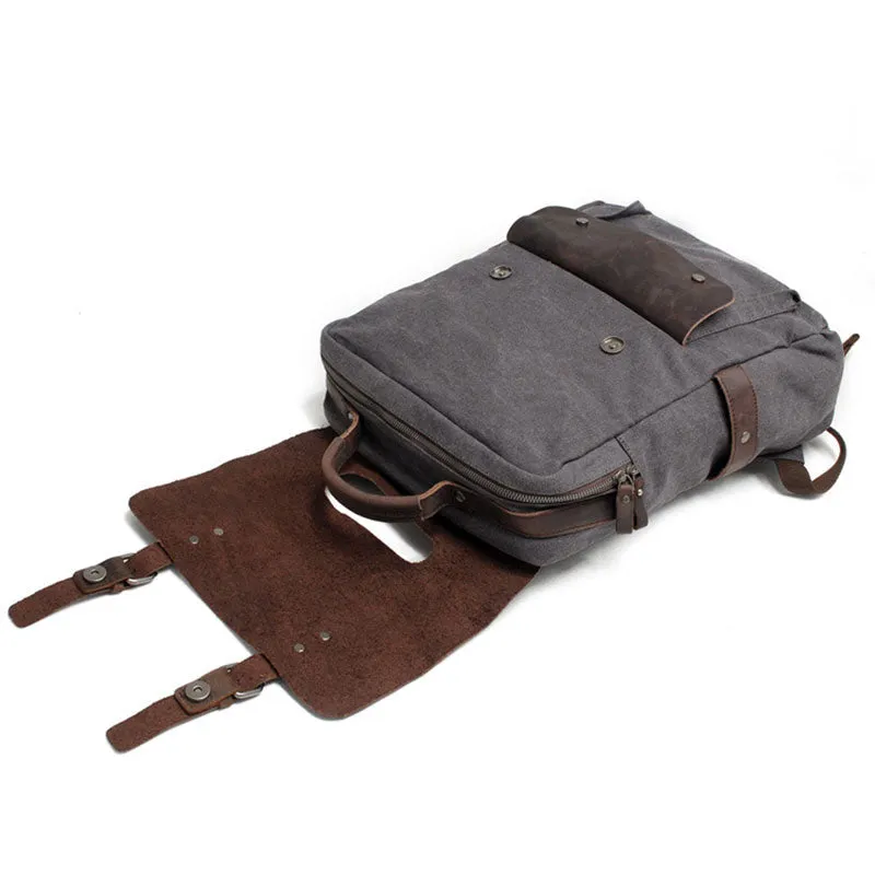 Waxed Canvas Backpack