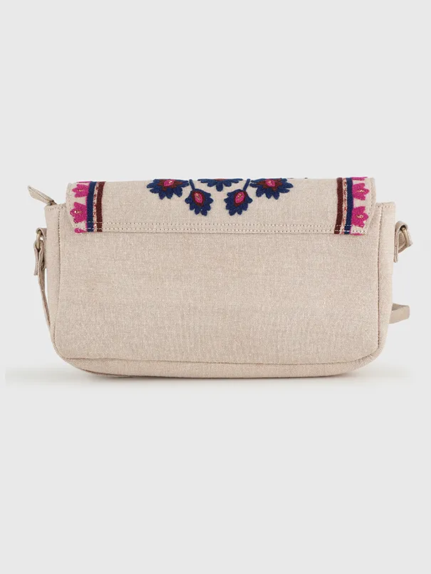 Yasmine Beige Sling Bag
